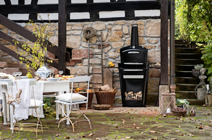 Four-Grill à bois multifonction d'extérieur